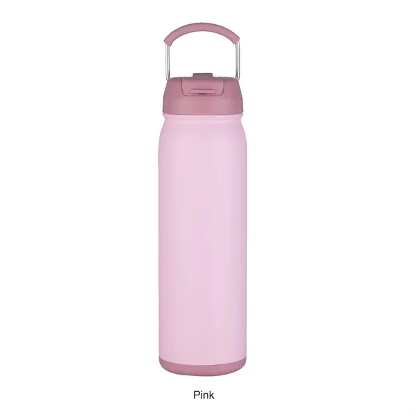 Pink color option for 24oz Vacuum Insulated Bottle With Straw & Carry Handle