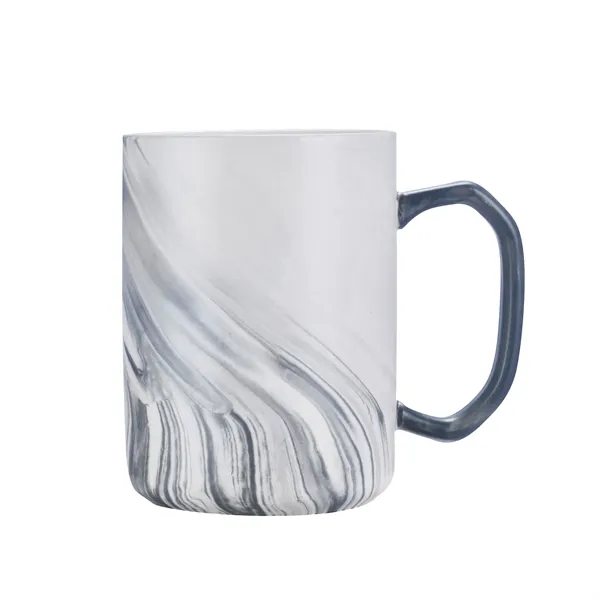 Gray color option for 20 Oz. Marble Pattern Ceramic Mug With Color Handle