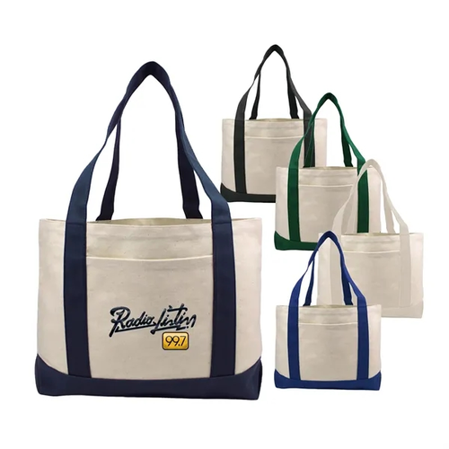 Main photo of 11oz Cotton Canvas Large Boat Tote Bag