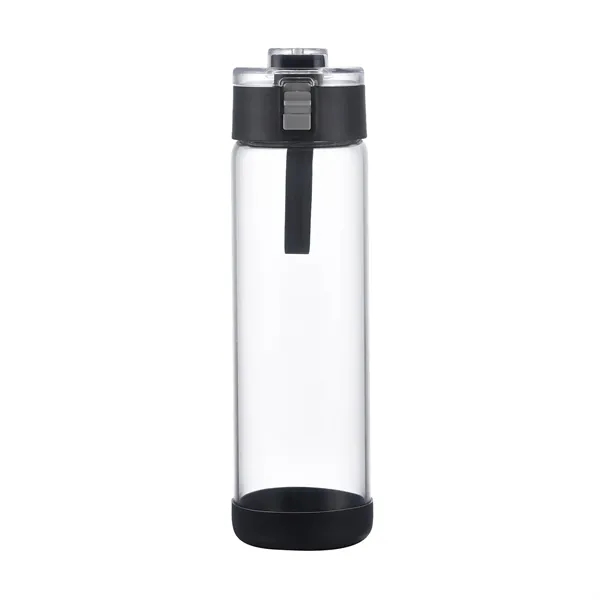 Black color option for 22oz. Locking Lid Glass Travel Bottle