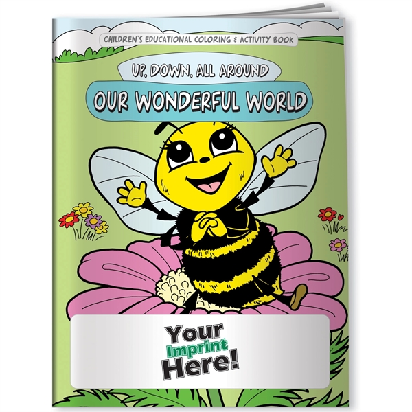 Multi color color option for Coloring Book   Up, Down, All Around: Our Wonderful World