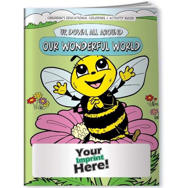 Multicolor color option for Coloring Book   Up, Down, All Around: Our Wonderful World