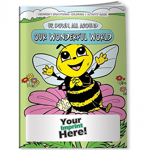 Main photo of Coloring Book   Up, Down, All Around: Our Wonderful World