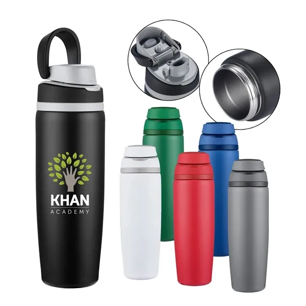Red color option for 25oz. Dual Lid Vacuum Insulated Travel Tumbler