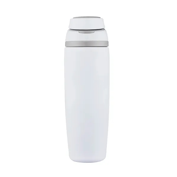 White color option for 25oz. Dual Lid Vacuum Insulated Travel Tumbler