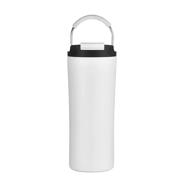White color option for 21oz. Dual Lid Vacuum Insulated Tumbler With Handle