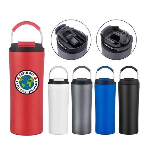 Main photo of 21oz. Dual Lid Vacuum Insulated Tumbler With Handle