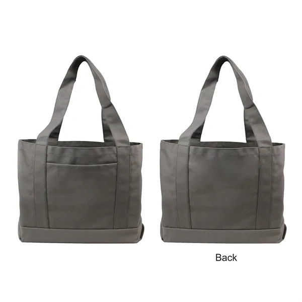 Gray color option for 12 Oz Cotton Canvas Stonewashed Boat Tote