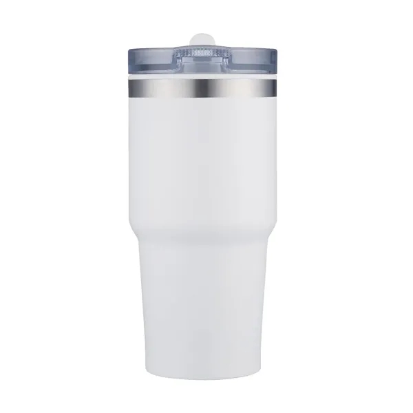 White color option for 20oz Double Wall Travel Tumbler With Straw Lid