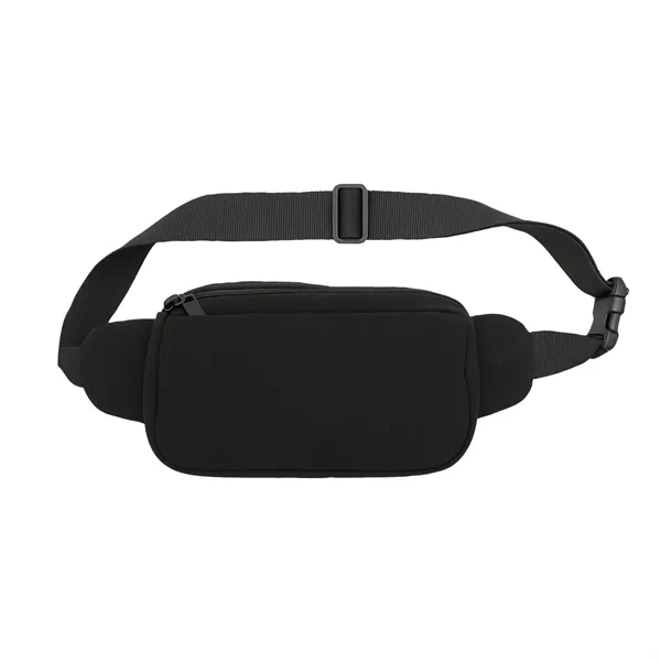Black color option for 16 Oz Cotton Canvas 3 Zipper Waist Pack