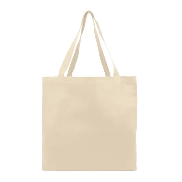 Natural color option for 11oz Cotton Canvas Large Heavy Shopping Tote Bag
