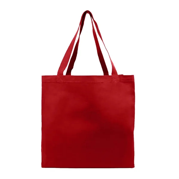 Red color option for 11oz Cotton Canvas Large Heavy Shopping Tote Bag