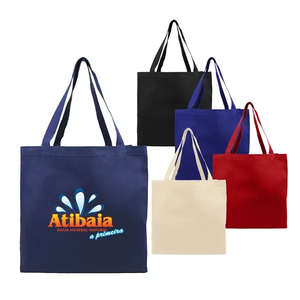 Photo of 11oz Cotton Canvas Large Heavy Shopping Tote Bag