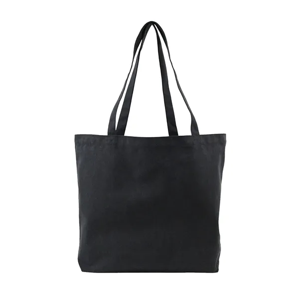Black color option for 12oz Stonewashed Canvas Open Tote Bag
