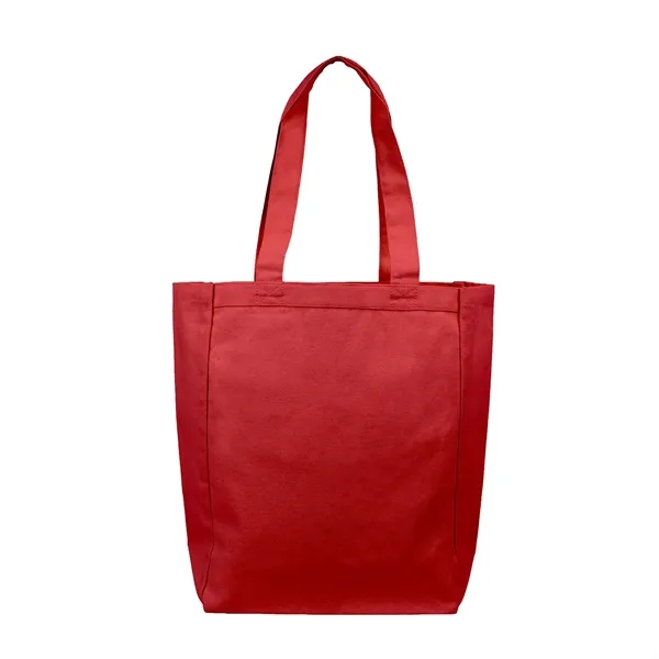 Red color option for 10oz Cotton Canvas Eco Shopping Tote Bag