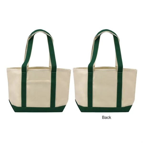 Forest Green color option for 18oz Heavy Duty Cotton Canvas Boat Tote