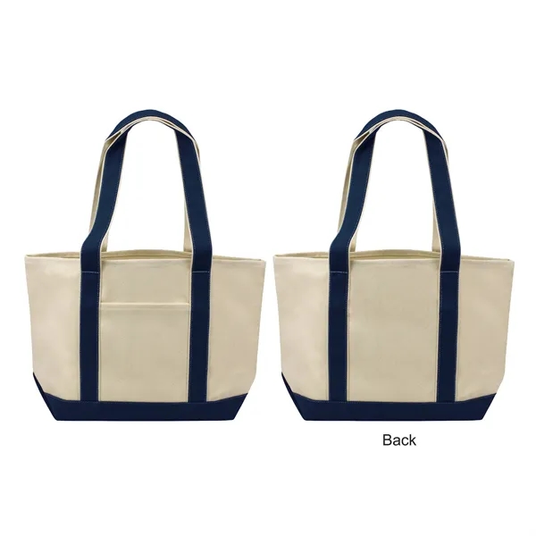 Navy Blue color option for 18oz Heavy Duty Cotton Canvas Boat Tote