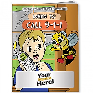Photo of Coloring Book   When To Call 9 1 1