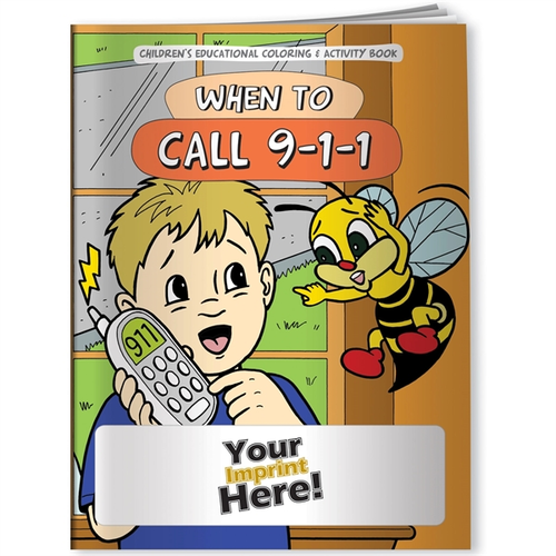 Main photo of Coloring Book   When To Call 9 1 1