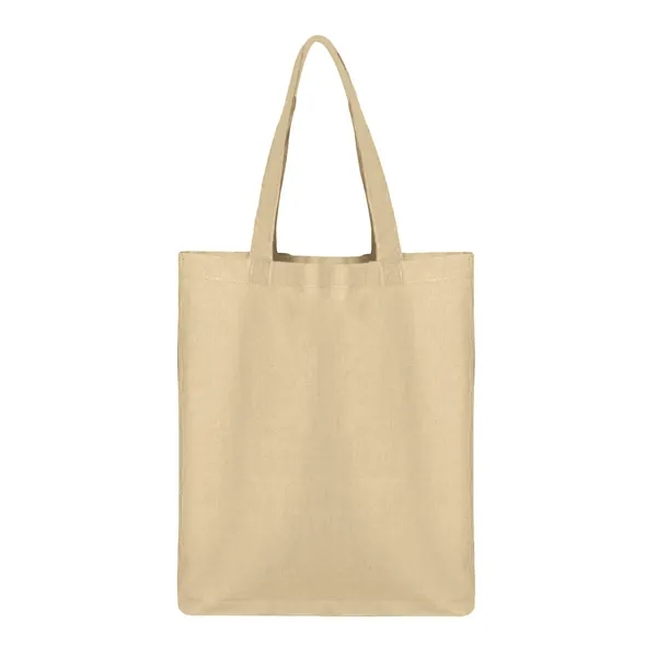 Natural color option for 6 Oz Cotton Sheeting Medium Natural Tote Bag With Gusset