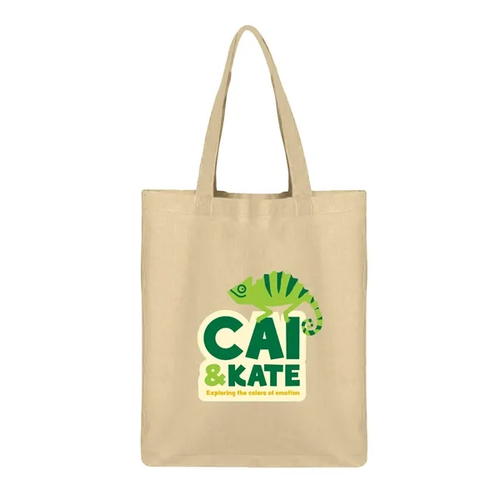 Main photo of 6 Oz Cotton Sheeting Medium Natural Tote Bag With Gusset
