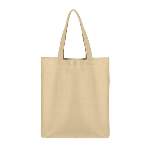 Natural color option for 6 Oz Cotton Sheeting Large Natural Tote Bag With Gusset