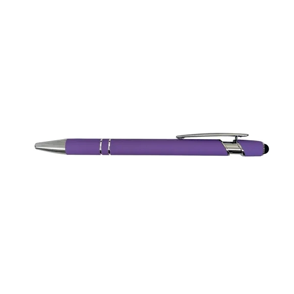 Purple color option for Soft Touch Ballpoint Stylus Metal Pen
