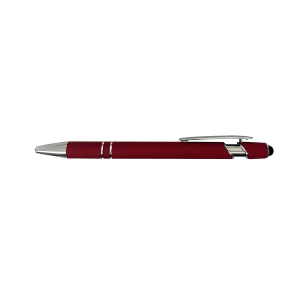 Red color option for Soft Touch Ballpoint Stylus Metal Pen