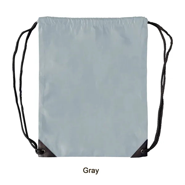 Gray color option for 210 D Polyester Lightweight Drawstring Backpack