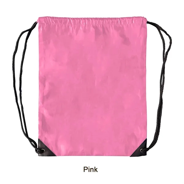 Pink color option for 210 D Polyester Lightweight Drawstring Backpack