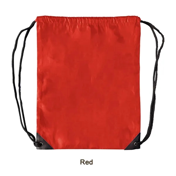 Red color option for 210 D Polyester Lightweight Drawstring Backpack