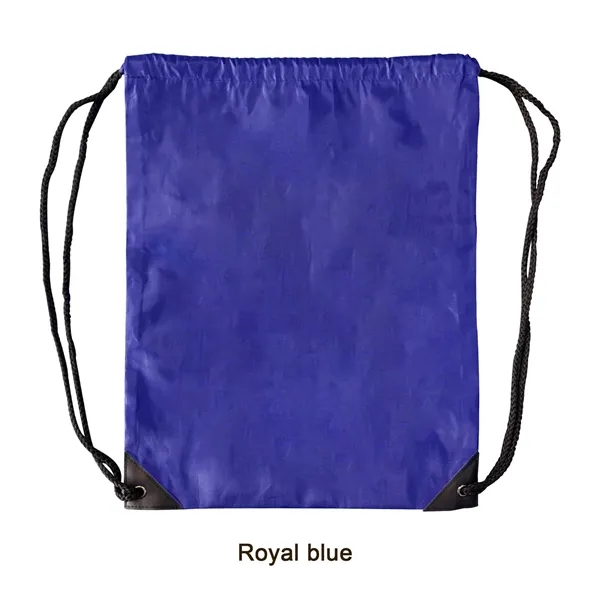 Royal Blue color option for 210 D Polyester Lightweight Drawstring Backpack