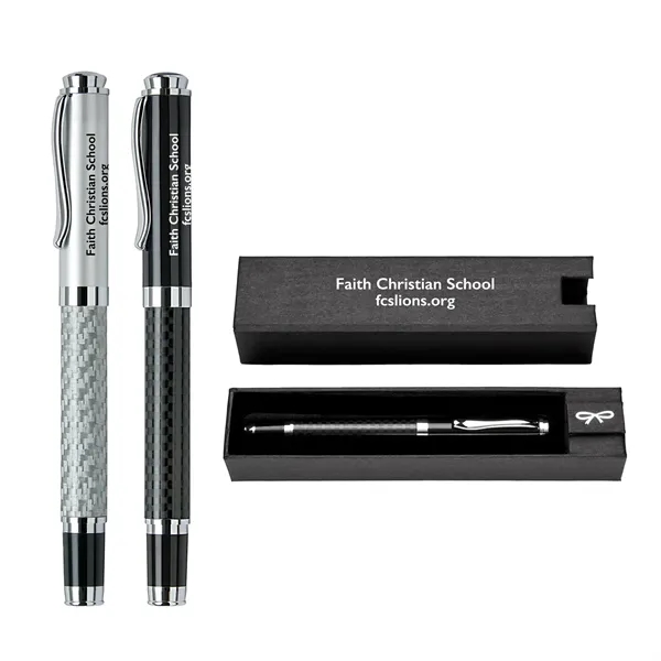Black color option for Saturn Rollerball Metal Pen Set (A301/Pk05)