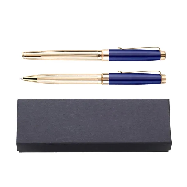 Blue color option for Windsor Double Metal Pen Set (E325/E326/Pk16)
