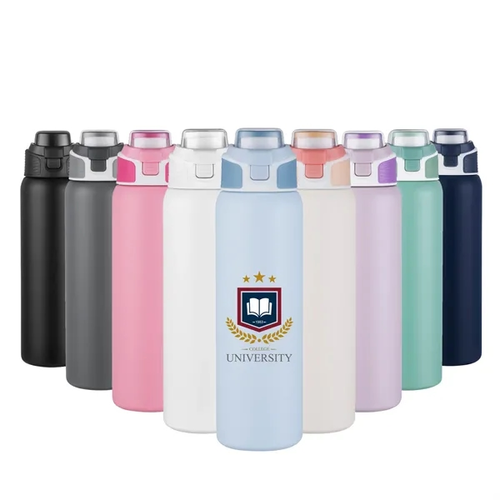 Main photo of 28oz. Vacuum Insulated Water Bottle With Handle Lid