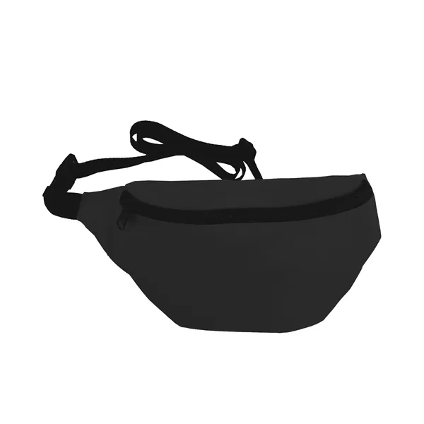 Black color option for 600 D Classic Single Pocket Fanny Pack