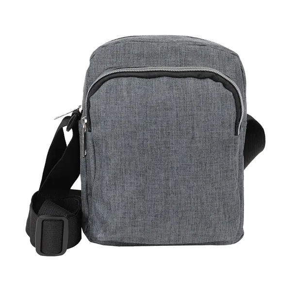Gray color option for 300 D Triple Pocket Large Capacity Crossbody Pouch