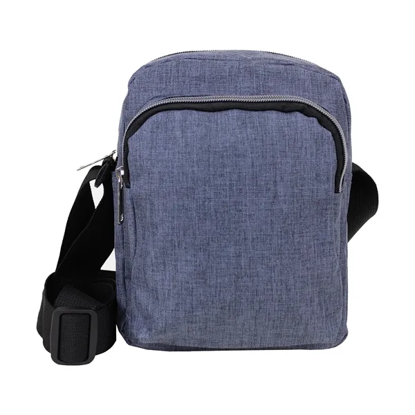 Navy color option for 300 D Triple Pocket Large Capacity Crossbody Pouch