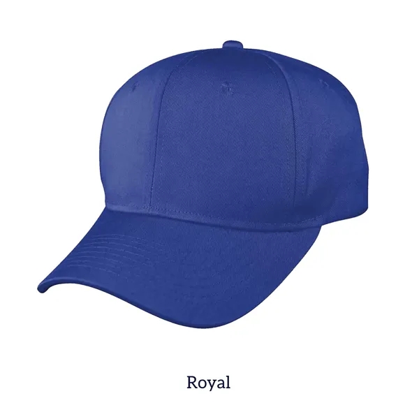 Royal Blue color option for 6 Panel Structured Cotton Twill Snapback Cap