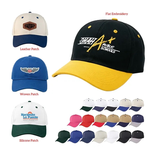 Photo of 6 Panel Structured Cotton Twill Snapback Cap