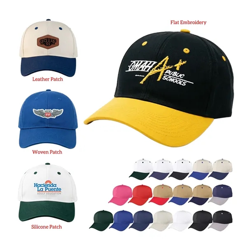 Main photo of 6 Panel Structured Cotton Twill Snapback Cap