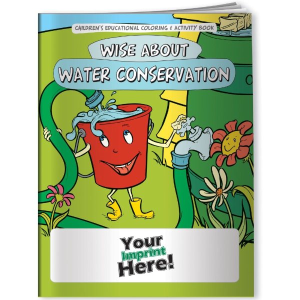 Multicolor color option for Coloring Book   Wise About Water Conservation
