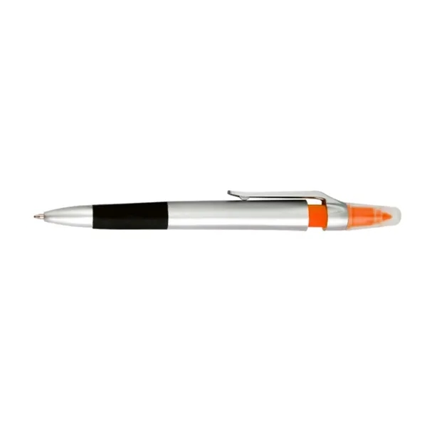 Orange color option for 2 In 1 Slim Highlighter Plastic Ballpoint Pen