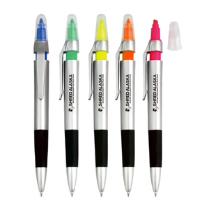 Photo of 2 In 1 Slim Highlighter Plastic Ballpoint Pen