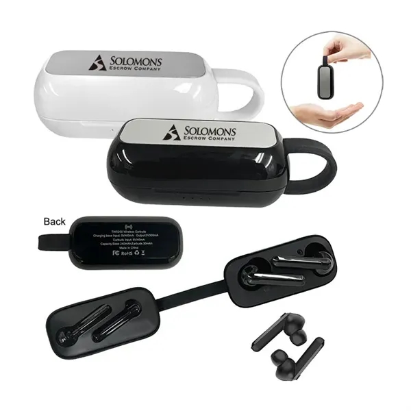 Black color option for Tws Bluetooth 5.0 Wireless Earbuds
