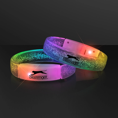 Main photo of Color Change Bangle Bracelet, Light Bubbles