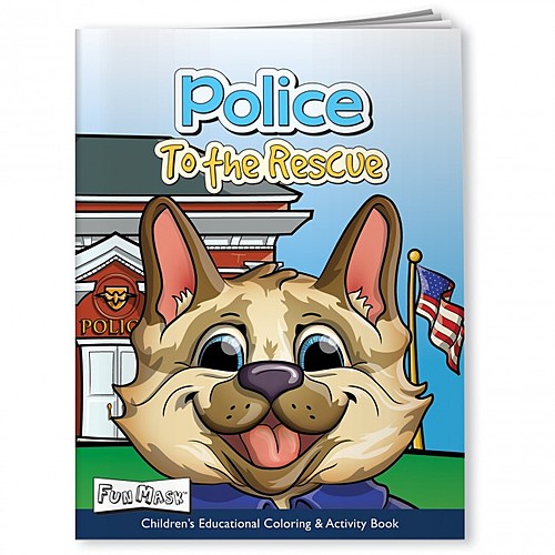 Photo of Coloring Book With Mask   Police To The Rescue
