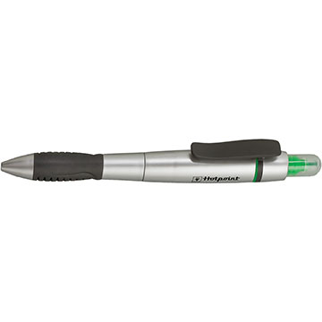 Silver/Green Highlighter color option for Contemporary Highlighter And Pen