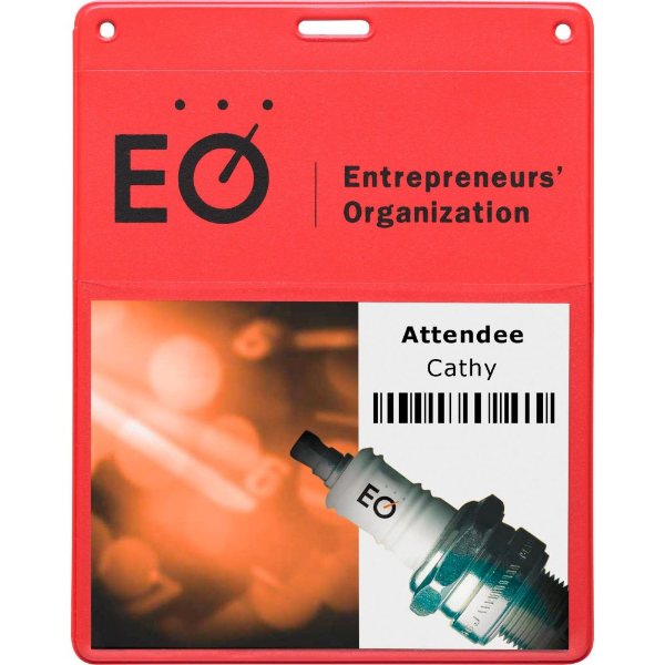 Red color option for Conventional Badge Holder