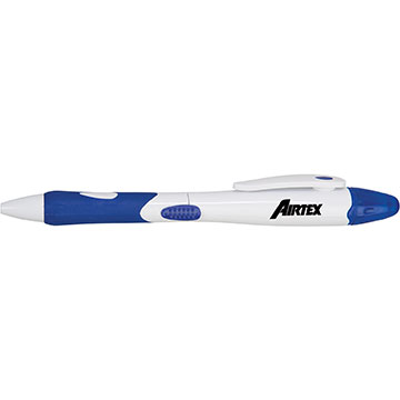 White/Blue Trim And Highlighter color option for Diplomat Highlighter And Pen